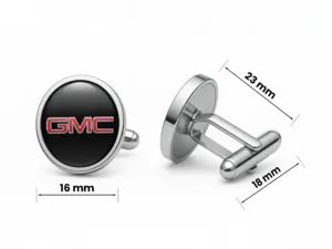 GMC Formal Cufflinks Men’s Fashion Universal Durable Style